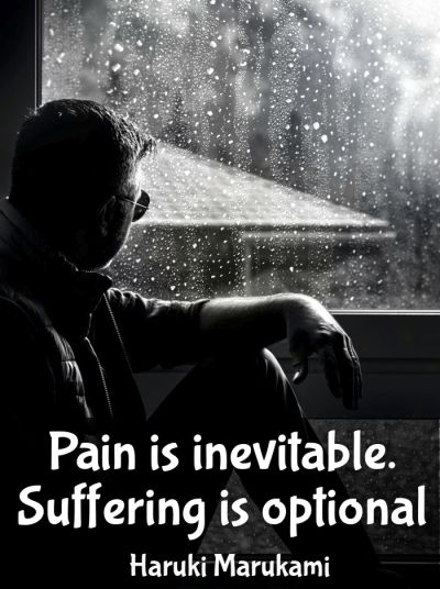 Pain is inevitable. Suffering is optional.